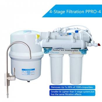 4 Stages reverse osmosis water purifying systems