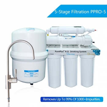5 Stage reverse osmosis water purifier for drinking water