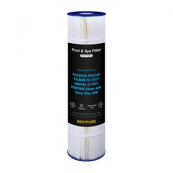 Washable carbon swimming water pool spa filter cartridge for PLFC105A