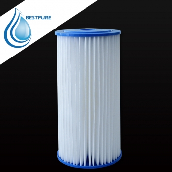 Good dirt-holding capacity jumbo pleated filter cartridge