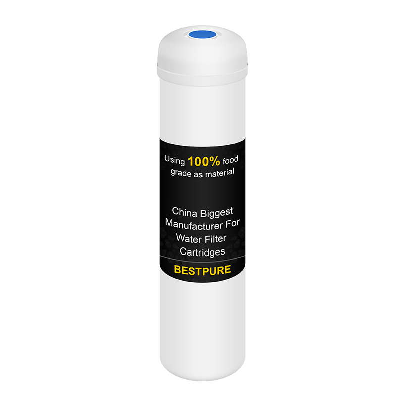 Post quick connect inline carbon filter