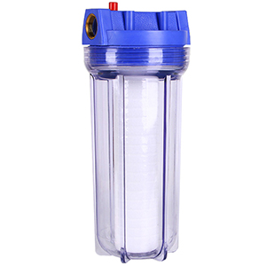  10 inch Clear Plastic Water Filter Housing for Home Water Filtration System