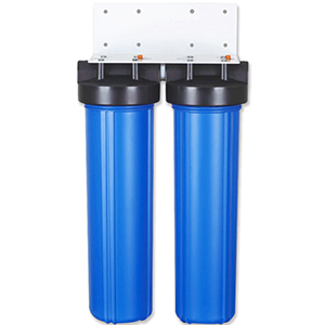 Dual Stage Whole House Big Blue Jumbo Water Filter Housings on Whole Sale Orders
