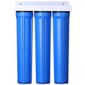 20 inch 3-stage Slim Whole House Big Blue Water Filter Housings Bulk Ordering