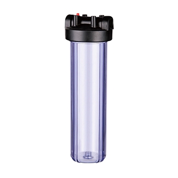 20 x 4.5 Big Blue Water Filter Housing Clear Body