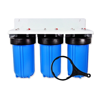 3 Stage 10x4.5 Big Blue Water Filter Housing