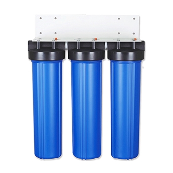 3 Stage 20x4.5 inch Big Blue Water Filter Housing