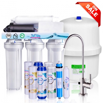 5 Stage 80GPD RO System with Booster Pump
