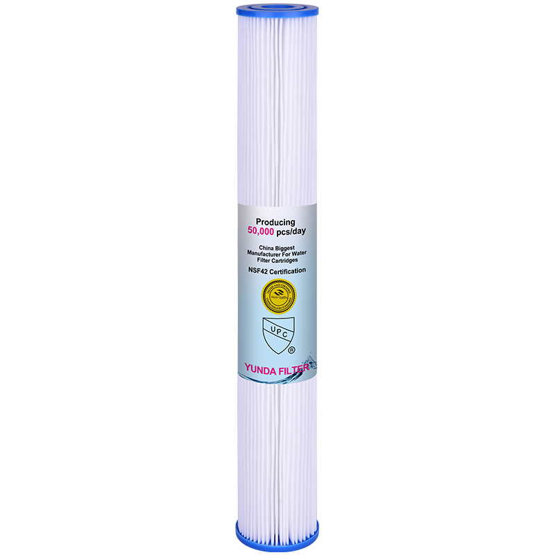 20x2.5 inch PP Pleated Sediment Filter Cartridge with Low Price