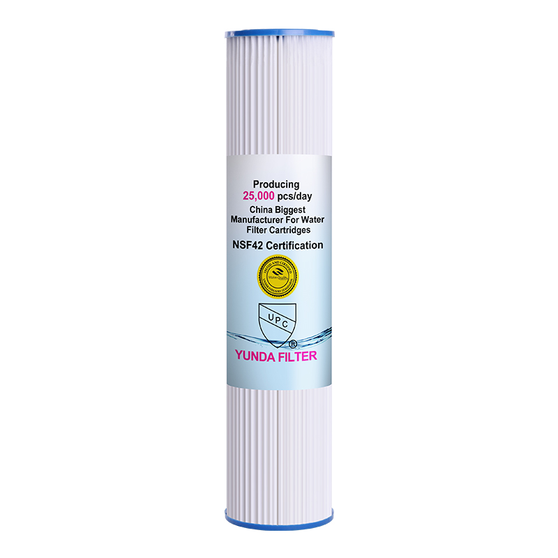 20x4.5 inch PP Pleated Sediment Filter More Micron Rate with Low Price