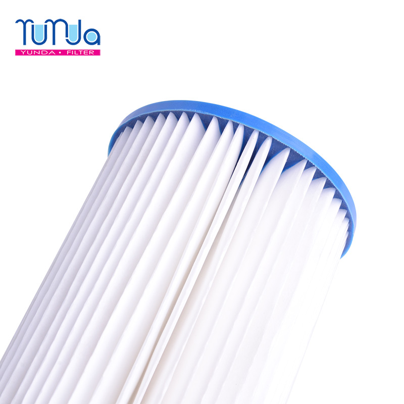 Pleated Polyester Filter Cartridge_ 20 x 4.5 inch Pleated Polyester Filter Cartridges