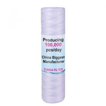 10 X 2.5 Inch Pre PP String Wound Sediment Filter Cartridge