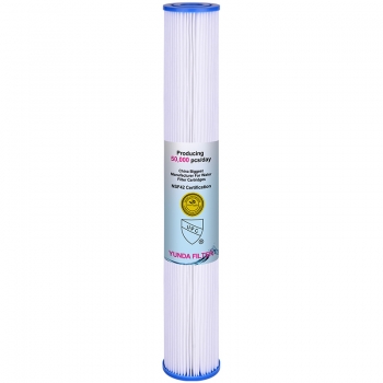 20x2.5 inch PP Pleated Sediment Filter Cartridge with Low Price