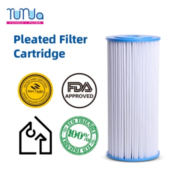 Pleated Sediment Filter_ 4.5 x 10 inch Pleated Sediment Filters