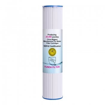 20x4.5 inch PP Pleated Sediment Filter More Micron Rate with Low Price