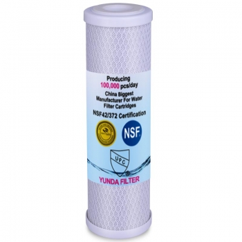 10 X 2.5 Inch CTO Pre Solid Carbon Block Water Filter 1 5 Micron