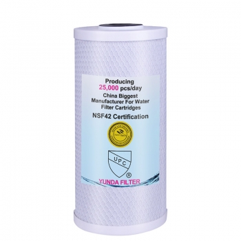 10 x 4.5 Inch Big Blue Carbon Block CTO Water Filter Cartridge