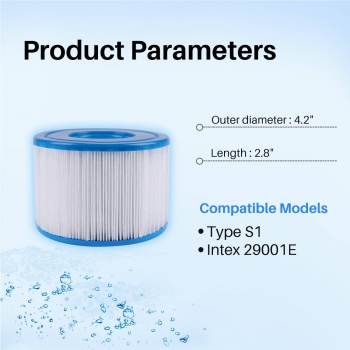 Pool Filter Intex Type S1 Fits for Intex-29001E