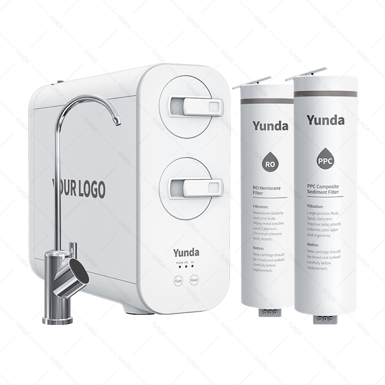 Tankless RO System Water Filter 600 GPD 1.5:1 Pure Waste Water Ratio