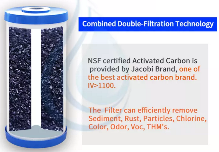sediment and carbon water filter