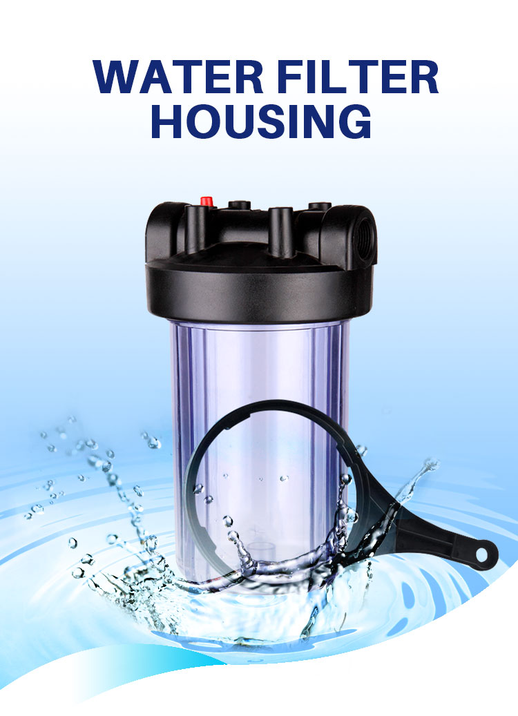 10 inch big blue clear water filter housing
