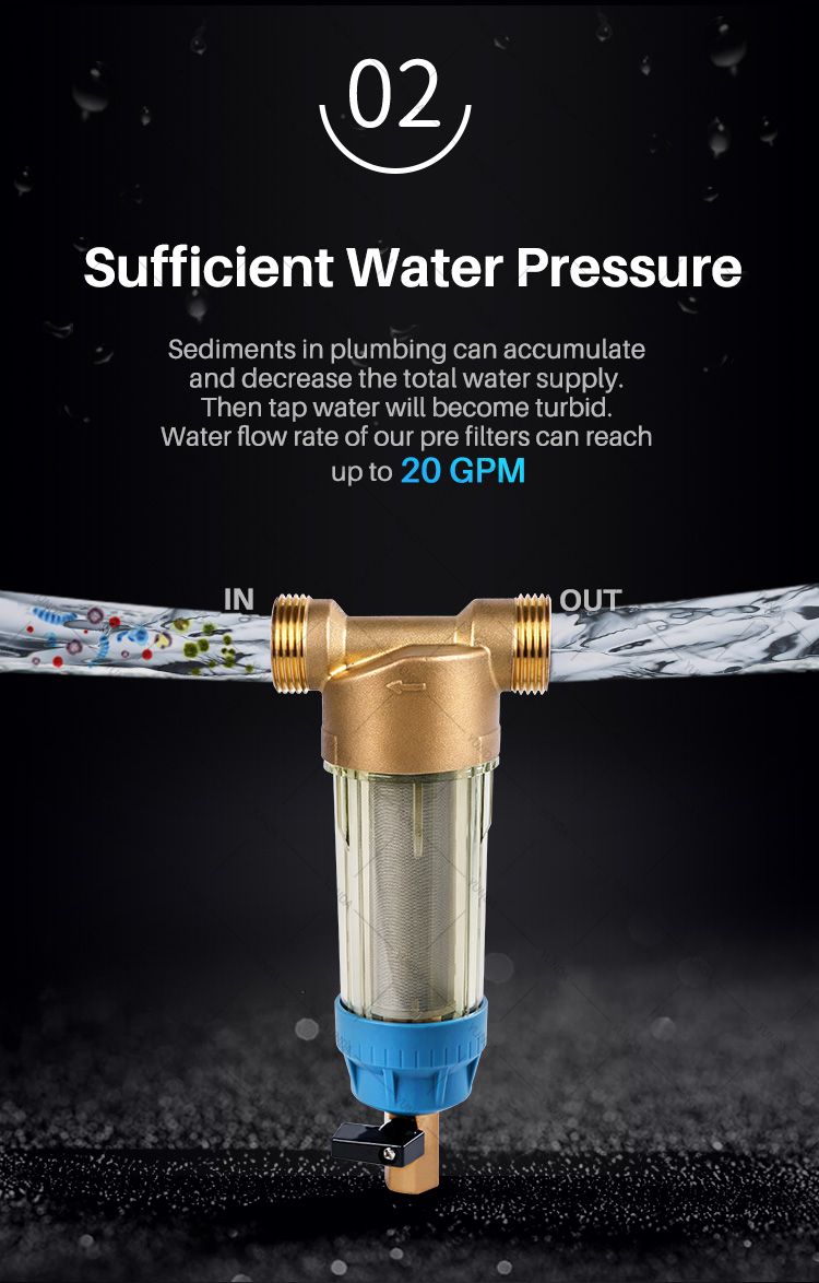 Spin Down Water Filter