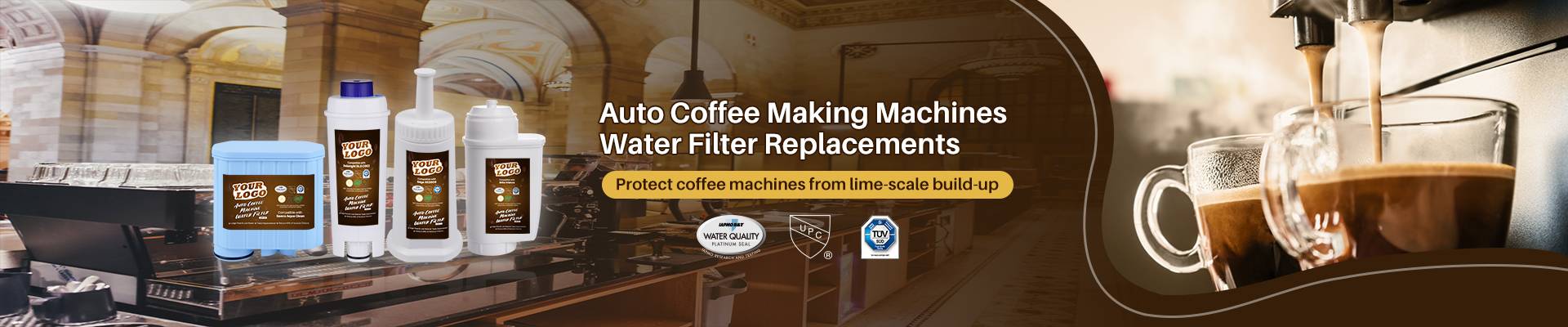 auto coffee machine water filters replacements