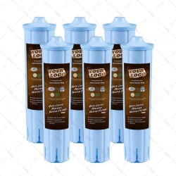 6-Pack Water Filters for Auto Coffee Making Machines Fits Jura Blue
