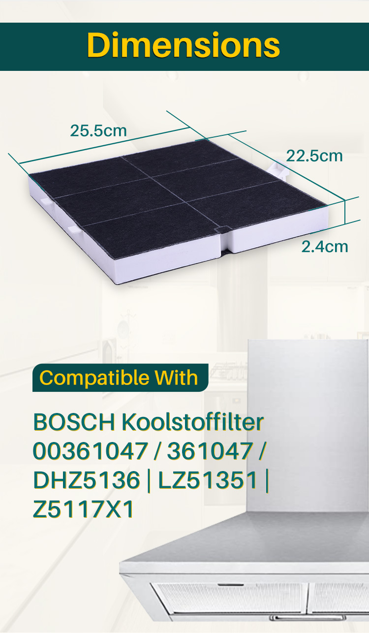 cooker hood carbon filter