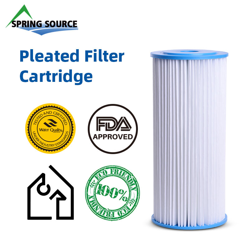 10x4.5 inch Whole House Pleated Sediment Water Filter Cartridge OEM Whole Saling