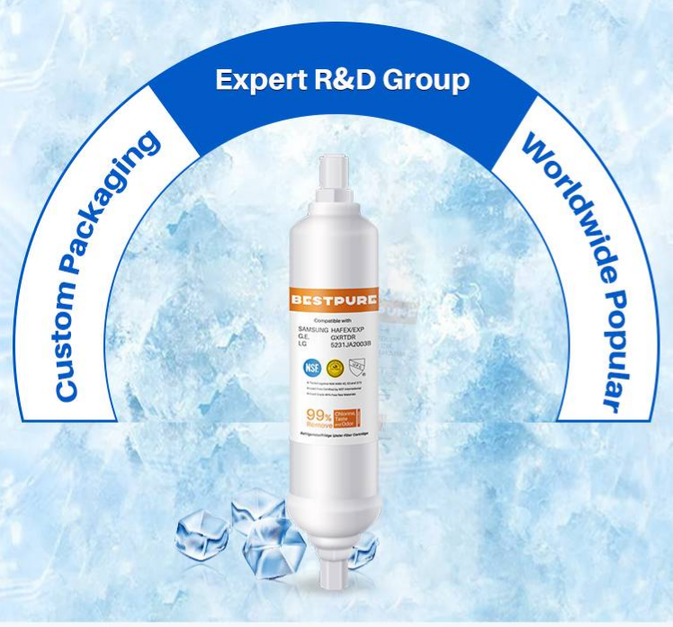 inline external refrigerator water filter replacement