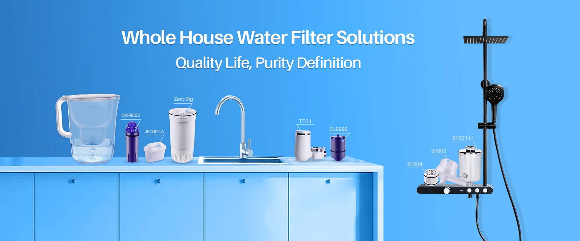 water filter replacements for kitchen and bathroom
