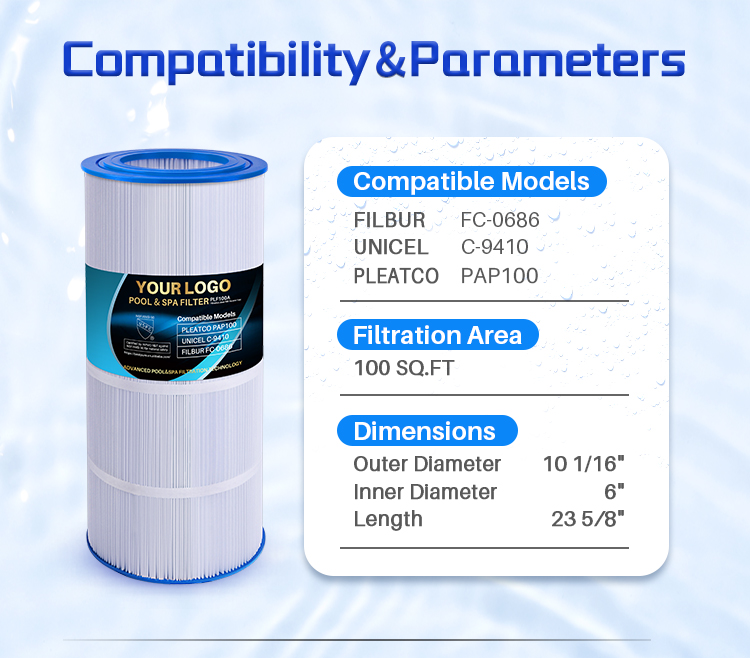 cc100 pool cartridge filter