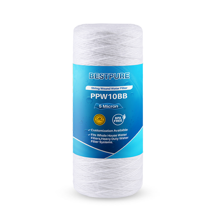 10 inch 5 micron Whole House Big Blue String Wound Sediment Water Filters