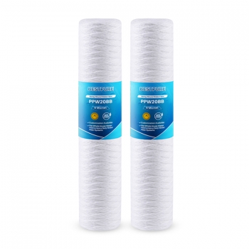 20×4.5 Inch Big Blue String Wound Sediment Water Filter Cartridges Replacements