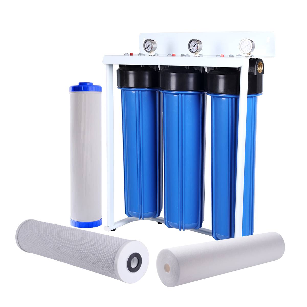 3 stage whole house water filtration system