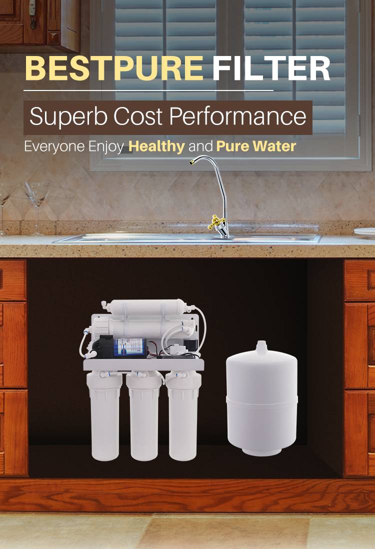 BESTPURE kitchen under sink 5 stage reverse osmosis water purifiers