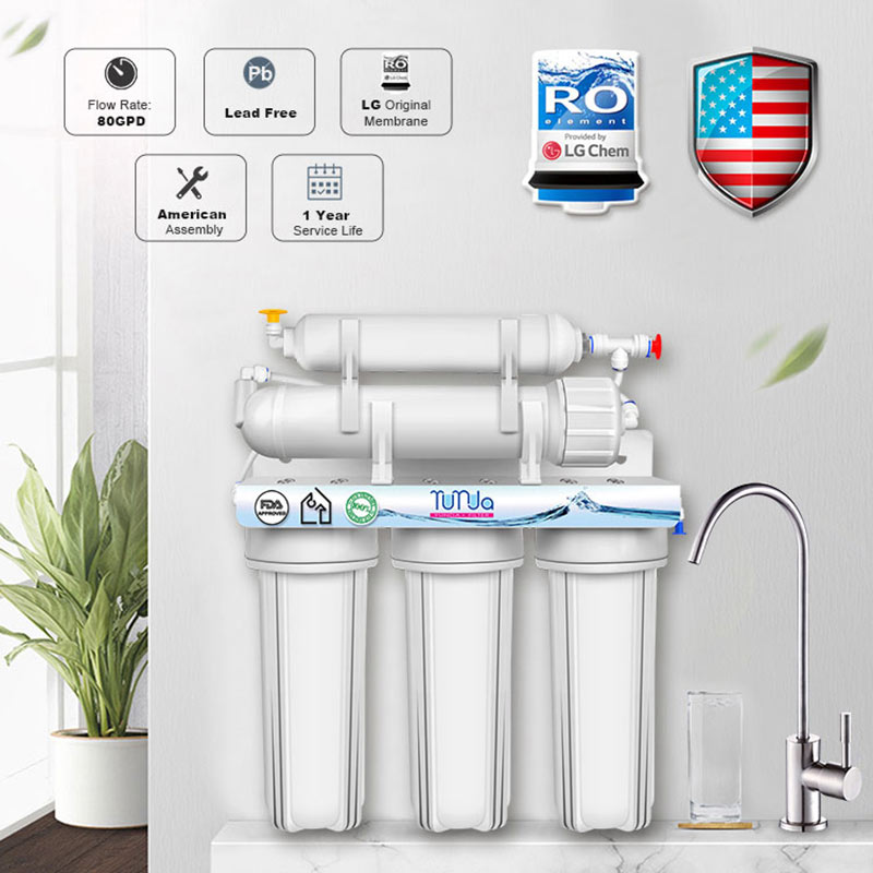 5 stage reverse osmosis water filter system