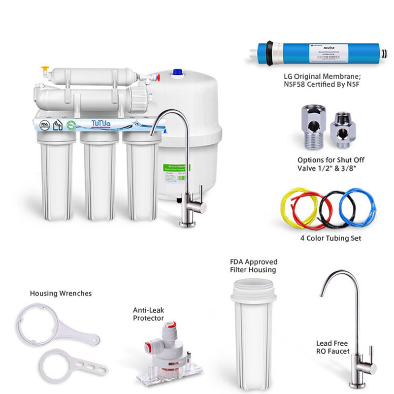 5 stage reverse osmosis water filter system