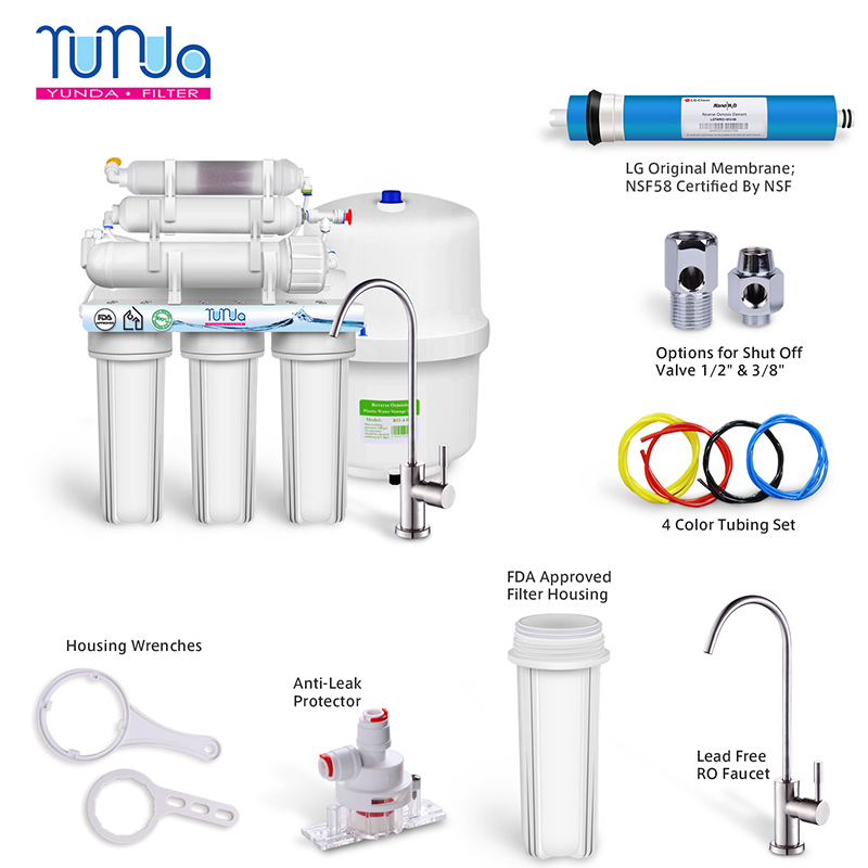 under counter ro water filter system