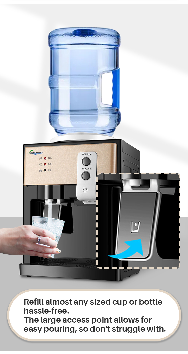 nutrichef countertop water cooler dispenser