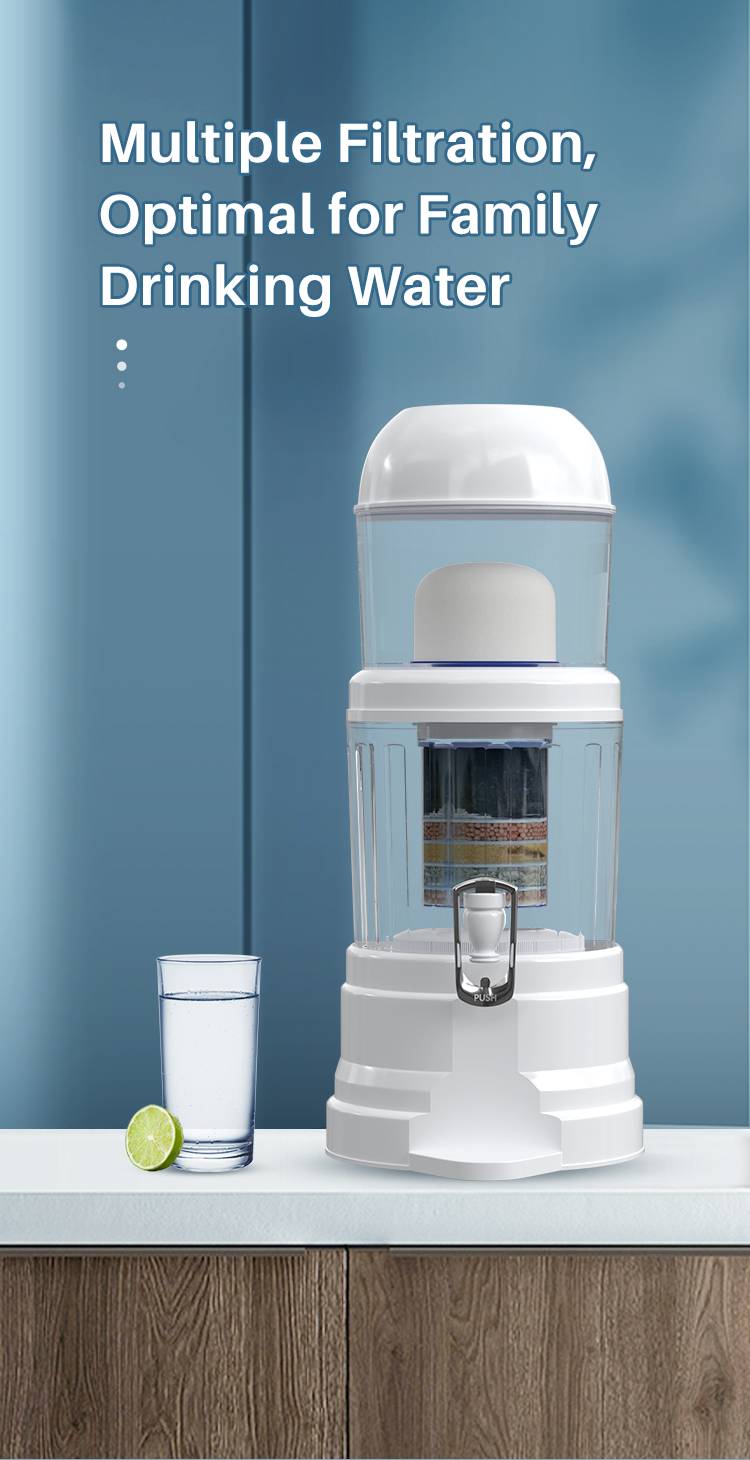 santevia comparable graviity water filters for home