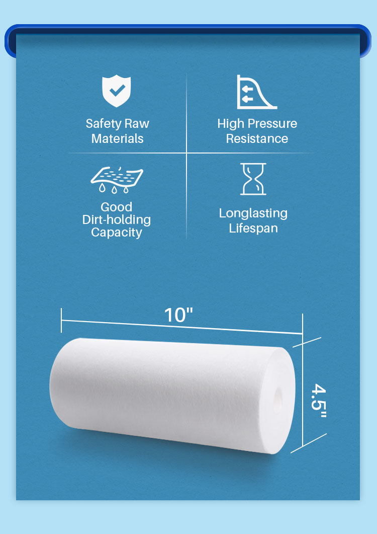 pp spun filter cartridge 5 micron