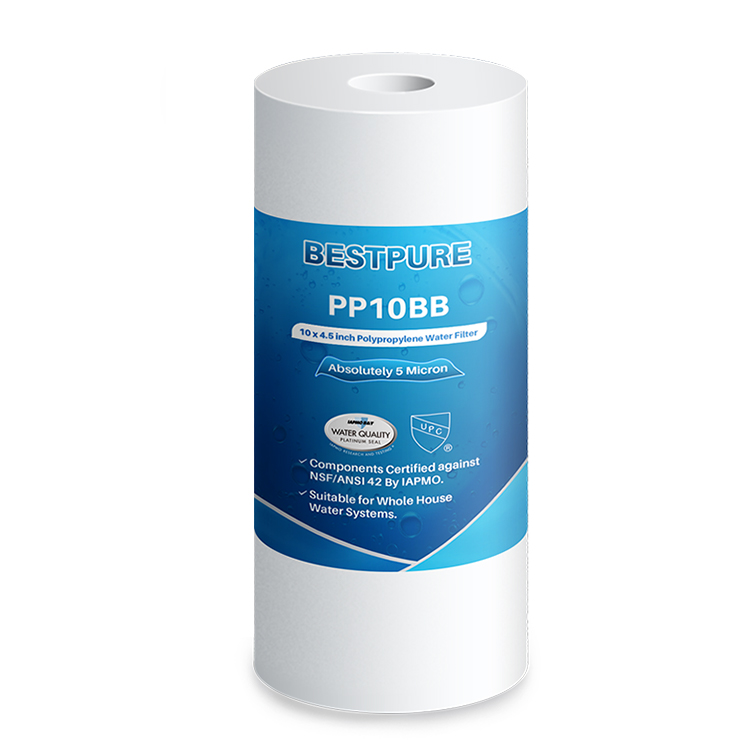Wholesale 10 × 4.5 Inch PP Spun Sediment Water Filter to Retailer