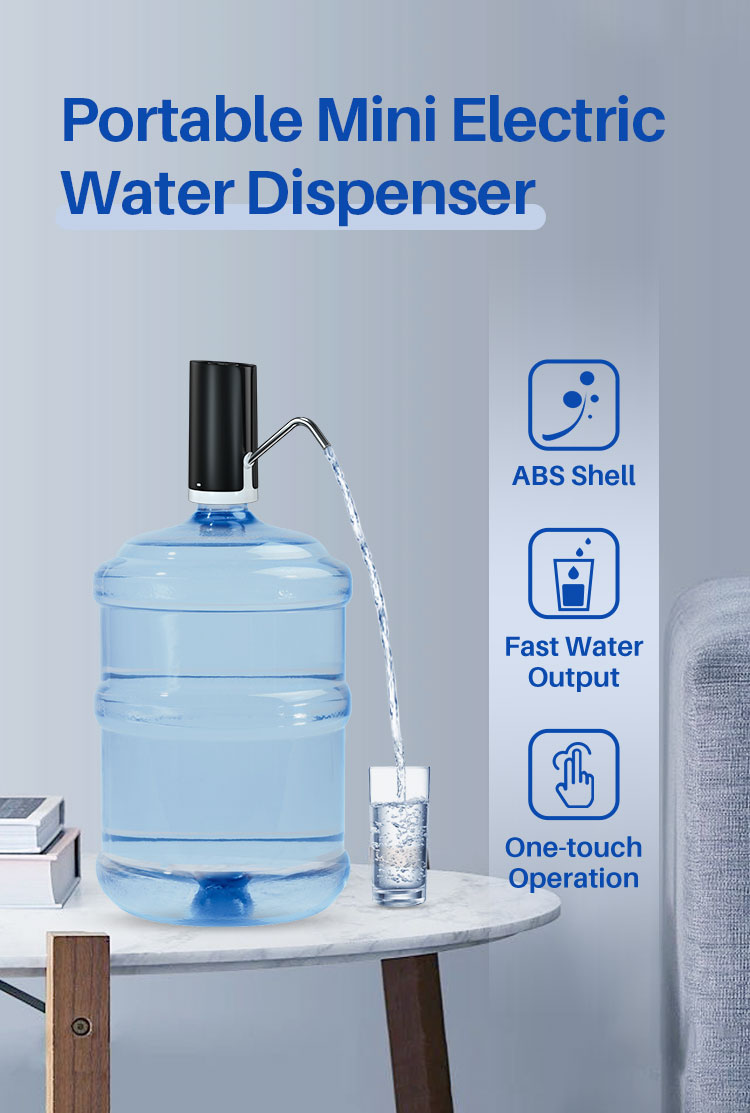 portable electric water dispenser pump for 5 gallon bottles