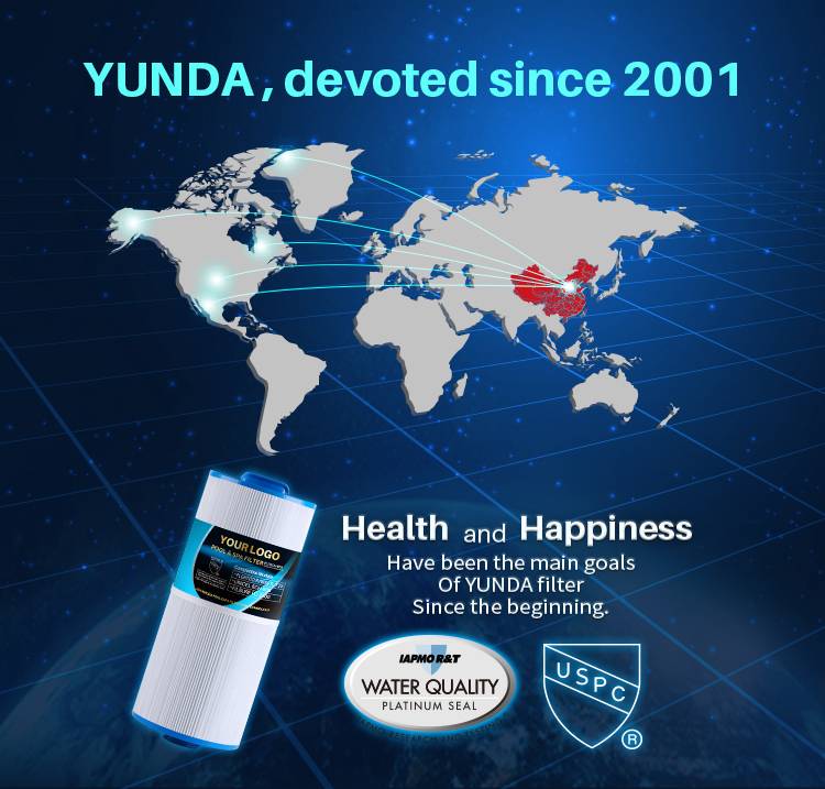 Jacuzzi filters j300 replacements wholesale by YUNDA FILTER with IAPMO R&T tests