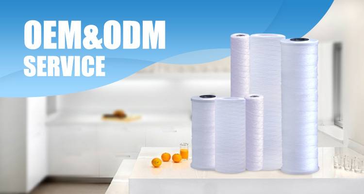 oem polypropylene string wound filter cartridges