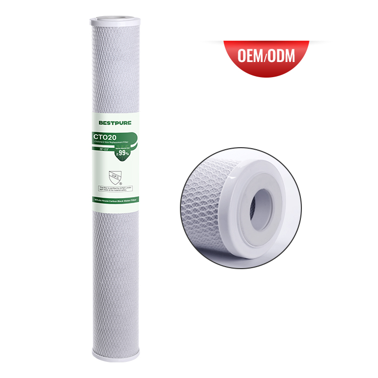 Factory Wholesale Supply 20 inch Pentair Compatible Carbon Filter Cartridges