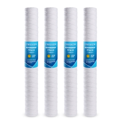 20 x 2.5 inch Whole House PP String Wound Sediment Water Filter Cartridges