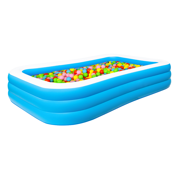 Wholesale 10 Foot Blow Up Family Inflatable Rectangle Kiddie Padding Pools